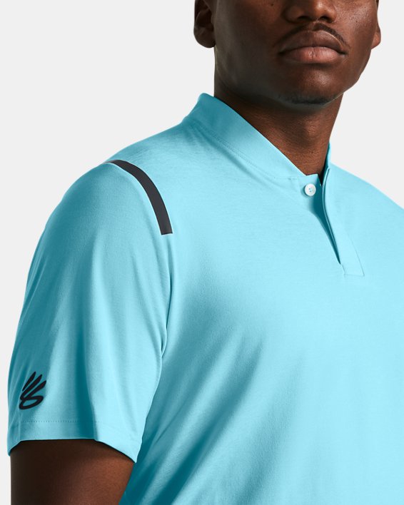 Men's Curry Splash Polo in Blue image number 2